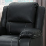 Christopher Knight Home® - Noble House - Malic Classic Tufted Leather Swivel Recliner