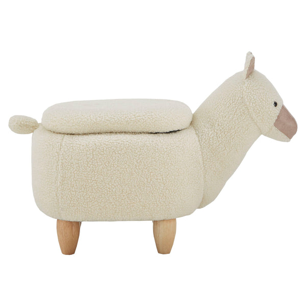 Homelegance By Top-Line Brax Animal Storage Ottoman Black Polyester