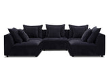 Parker House Parker Living Recess - Reptile Blue 5 Piece Modular Sectional Reptile Blue 100% Polyester SREC-PACK5A-RPBL