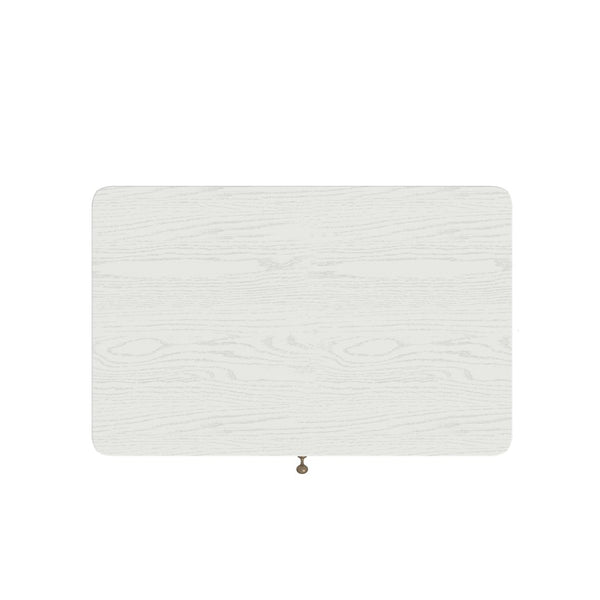 A.R.T. Furniture Haven Vintage-Inspired Open Nightstand - Elegant White Finish with Storage & Cottage Charm 339140-2367