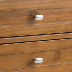 English Elm Warm Shaker 24-Inch Solid Wood Nightstand - Handcrafted Elegance With Storage & Transitional Style B136P159576-GIGA