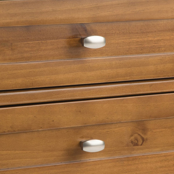 English Elm Warm Shaker 24-Inch Solid Wood Nightstand - Handcrafted Elegance With Storage & Transitional Style B136P159576-GIGA