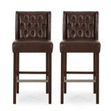 Christopher Knight Home® - Noble House - Bayliss Contemporary Wingback Barstools - Set of 2