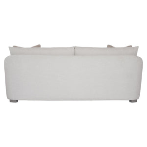Bernhardt Bernhardt Asher Sculpted Fabric Sofa With Deep Seats, Curved Arms & Plush Back Cushions, Customizable - Made to Order P1056A