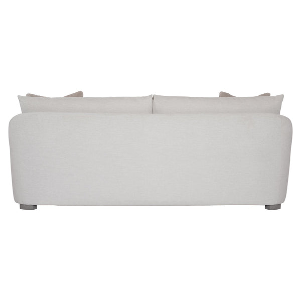 Bernhardt Bernhardt Asher Sculpted Fabric Sofa With Deep Seats, Curved Arms & Plush Back Cushions, Customizable - Made to Order P1056A