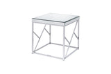 Steve Silver Evelyn Mirror Top End Table EV300E