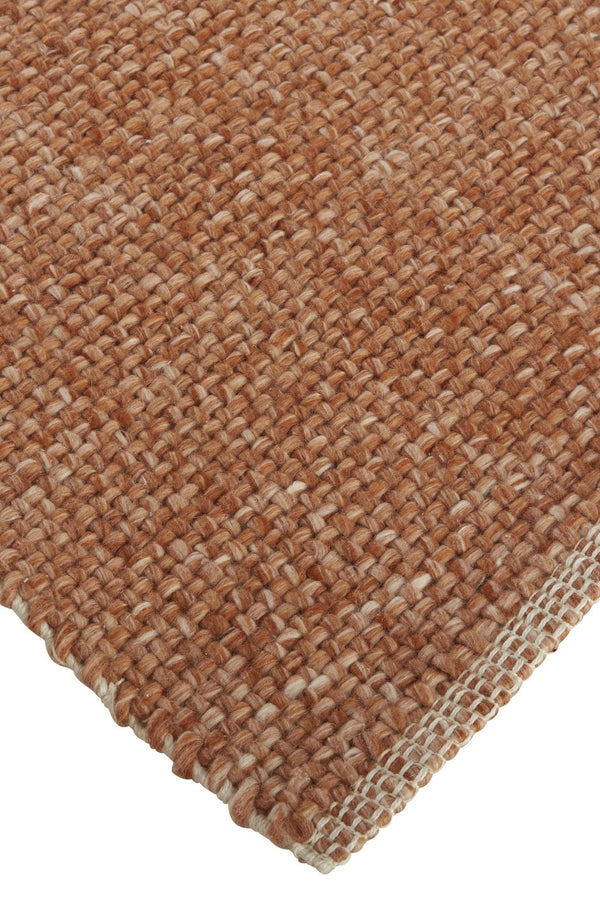 Feizy Rugs Naples Hand Woven Polyester Flatweave Rug - Soft, Durable, And Fade Resistant For Effortless Style Orange Polyester Nap0751forn000j00