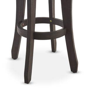 English Elm Christopher Knight Home® - PIKE Dark Gray Acacia Barstools Set of 2 — 30" Backless Outdoor Water-Resistant Contemporary Seats 60810.00