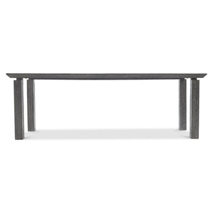 Bernhardt Bernhardt Menton 90" Rustic Modern Dining Table With Floating Beveled Top & Notched Block Legs 352220