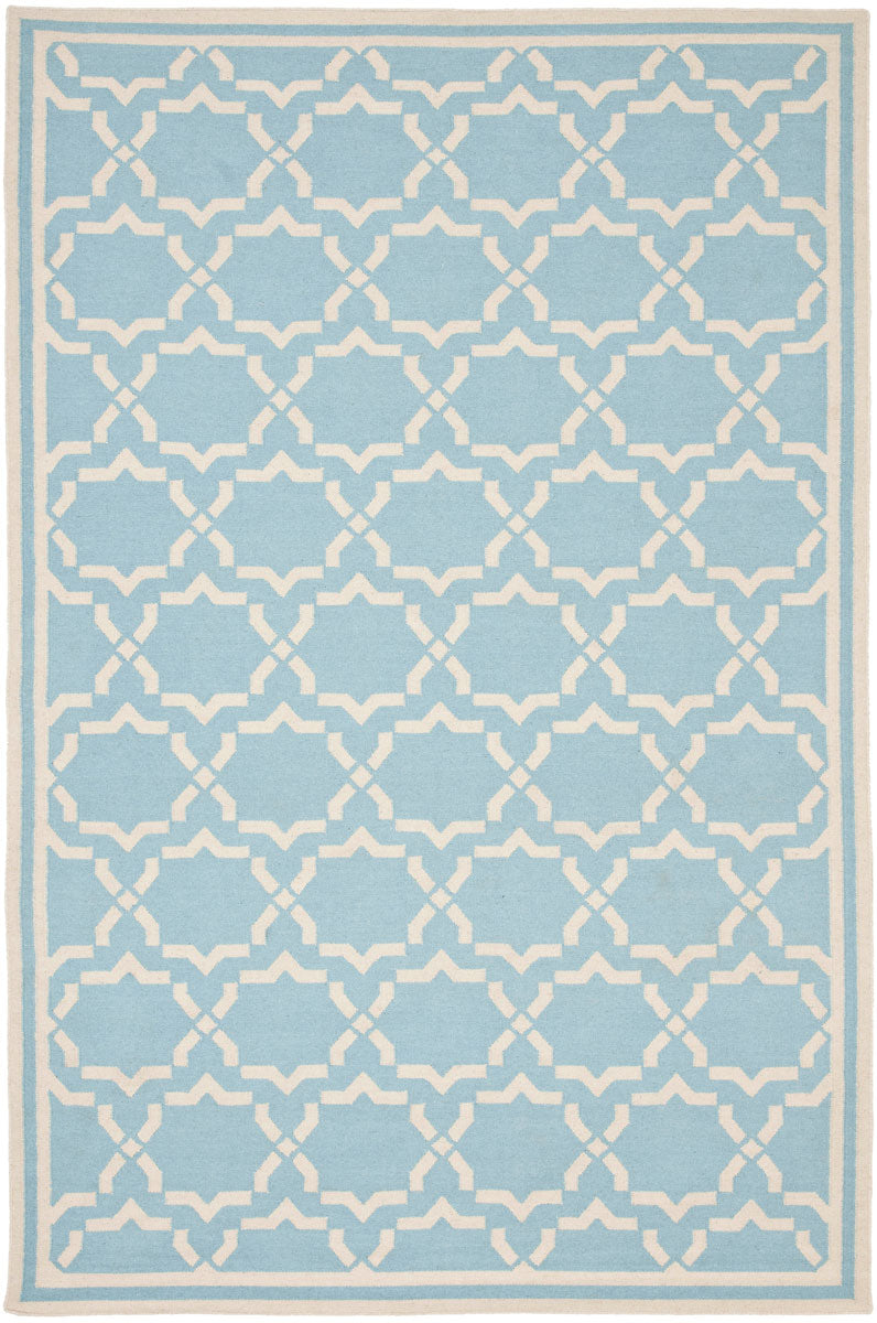 Safavieh Dhurries 545 Hand Woven Flat Weave  Rug Chocolate / Ivory DHU545A-3