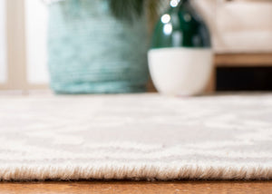 Safavieh Dhurries 545 Hand Woven Flat Weave  Rug Grey / Ivory DHU545G-26