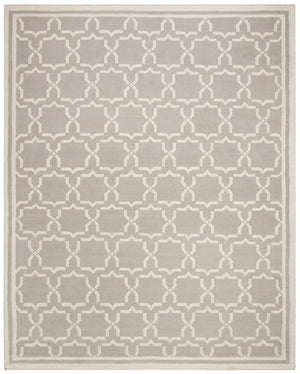 Safavieh Dhurries 545 Hand Woven Flat Weave  Rug Grey / Ivory DHU545G-26
