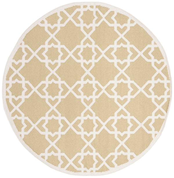 Safavieh Dhurries 548 Hand Woven Flat Weave  Rug Olive / Ivory DHU548A-3