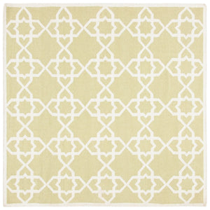 Safavieh Dhurries 548 Hand Woven Flat Weave  Rug Olive / Ivory DHU548A-3