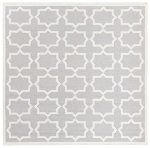 Safavieh Dhurries 549 Hand Woven Flat Weave  Rug Grey / Ivory DHU549G-26