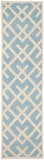 Safavieh Dhurries 552 Hand Woven Flat Weave  Rug Light Blue / Ivory DHU552B-3