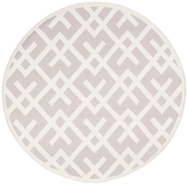 Safavieh Dhurries 552 Hand Woven Flat Weave  Rug Grey / Ivory DHU552G-26
