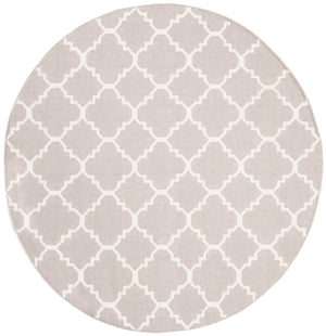 Safavieh Dhurries 554 Hand Woven Flat Weave  Rug Grey / Ivory DHU554G-26