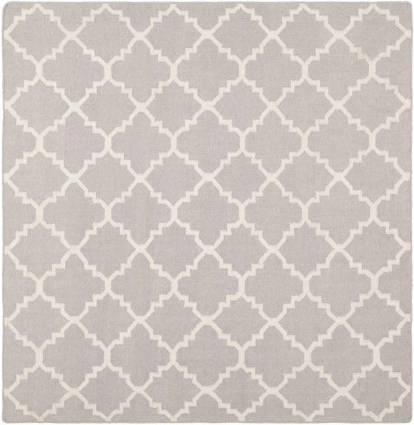 Safavieh Dhurries 554 Hand Woven Flat Weave  Rug Grey / Ivory DHU554G-26