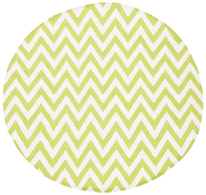 Safavieh Dhurries 557 Hand Woven Flat Weave  Rug Green / Ivory DHU557A-26