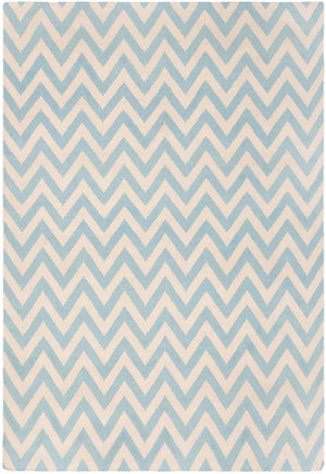 Safavieh Dhurries 557 Hand Woven Flat Weave  Rug Blue / Ivory DHU557B-26