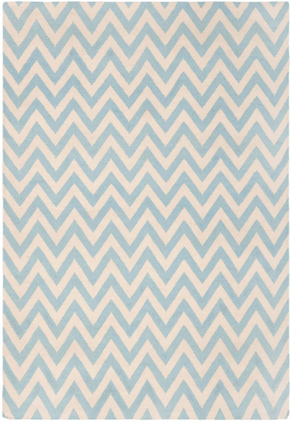 Safavieh Dhurries 557 Hand Woven Flat Weave  Rug Blue / Ivory DHU557B-26