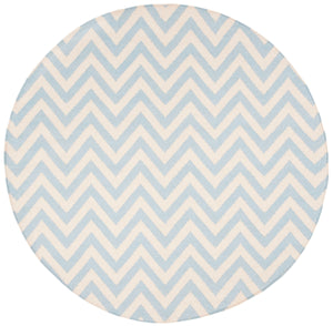 Safavieh Dhurries 557 Hand Woven Flat Weave  Rug Blue / Ivory DHU557B-26