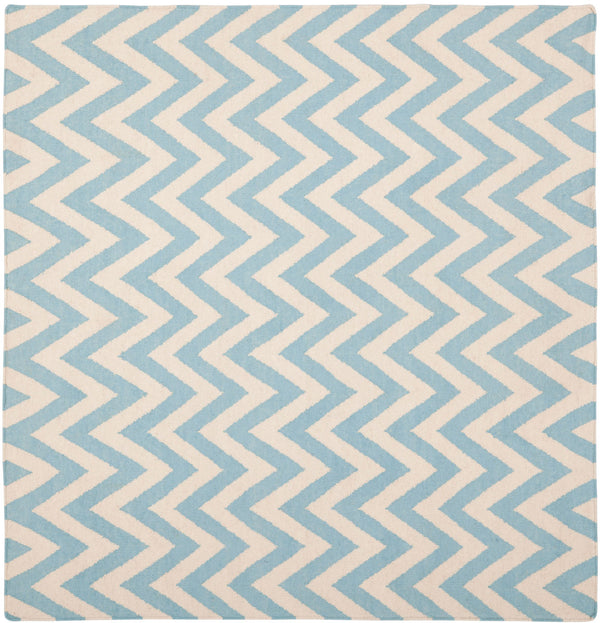 Safavieh Dhurries 557 Hand Woven Flat Weave  Rug Blue / Ivory DHU557B-26