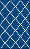 Safavieh Dhurries 565 Hand Woven Flat Weave  Rug Dark Blue DHU565A-3