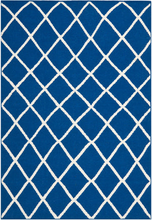 Safavieh Dhurries 565 Hand Woven Flat Weave  Rug Dark Blue DHU565A-3