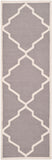 Safavieh Dhurries 567 Hand Woven Flat Weave  Rug Grey / Ivory DHU567A-3