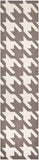 Safavieh Dhurries 569 Hand Woven Flat Weave  Rug Grey / Ivory DHU569A-26