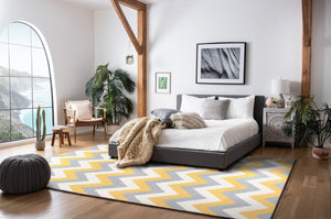 Safavieh Dhurries 640 Hand Woven Flat Weave  Rug Gold / Grey DHU640A-26