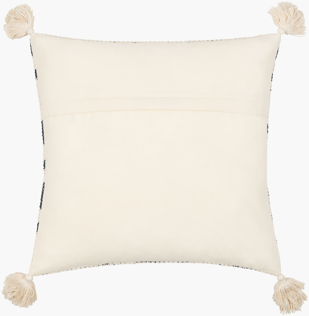 Surya Dorothy 14"L X 22"W Cozy Cottage Style Lumbar Pillow Kit In 100% Cotton For Timeless Decor Cream Cotton,Cotton Dhy001-1422d