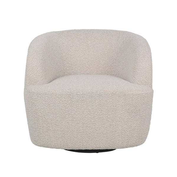 English Elm Christopher Knight Home® - Swivel Upholstered Accent Chair with Plush Fabric Comfort and 360° Rotation for Living Rooms Beige 74240.00