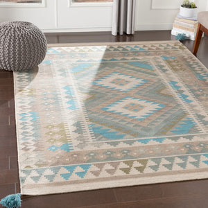Surya Adia Handmade 2' X 3' Wool Rug - Rustic Elegance, Durable Design, Ideal For Charming Home Decor Sage Wool Dia2006-23