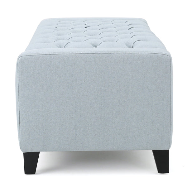 English Elm Guernsey Tufted Storage Ottoman with Lift Top Hidden Compartment for Living Rooms 59336.00LSKY
