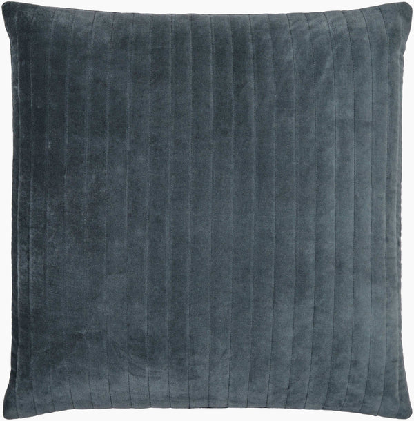 Surya Digby 18" Cotton Accent Pillow - Modern Minimalist Design For Cozy Home Décor & Easy Care Deep Teal Cotton,Cotton Dig001-2020p
