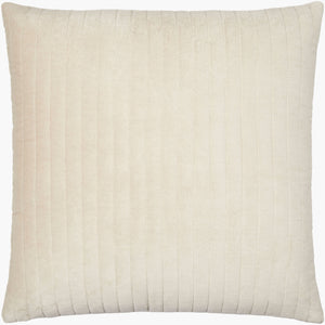 Surya Digby 18" Cotton Accent Pillow - Modern Minimalist Design For Cozy Home Décor & Easy Care Oatmeal Cotton,Cotton Dig002-1818d