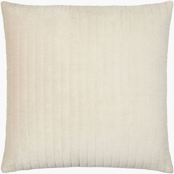Surya Digby 18" Cotton Accent Pillow - Modern Minimalist Design For Cozy Home Décor & Easy Care Oatmeal Cotton,Cotton Dig002-1818d
