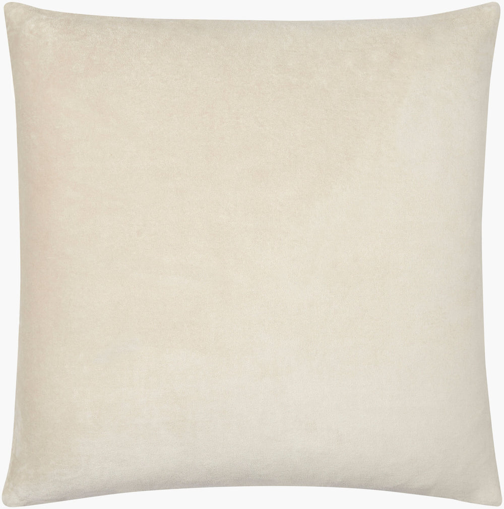 Surya Digby 18" Cotton Accent Pillow - Modern Minimalist Design For Cozy Home Décor & Easy Care Oatmeal Cotton,Cotton Dig002-1818d