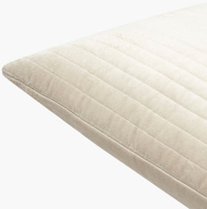 Surya Digby 18" Cotton Accent Pillow - Modern Minimalist Design For Cozy Home Décor & Easy Care Oatmeal Cotton,Cotton Dig002-1818d