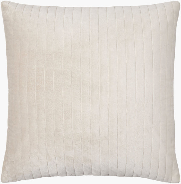 Surya Digby 18" Cotton Accent Pillow - Modern Minimalist Design For Cozy Home Décor & Easy Care Oatmeal Cotton,Cotton Dig003-2222