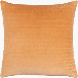 Surya Digby 18" Cotton Accent Pillow - Modern Minimalist Design For Cozy Home Décor & Easy Care Light Brown Cotton,Cotton Dig010-2222