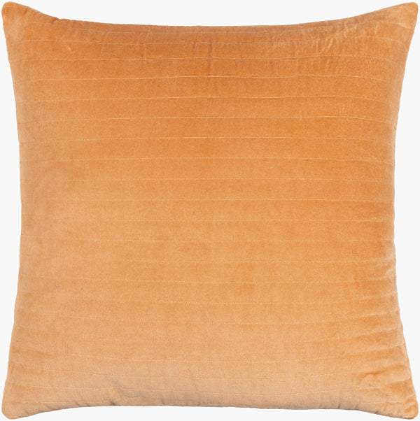 Surya Digby 18" Cotton Accent Pillow - Modern Minimalist Design For Cozy Home Décor & Easy Care Light Brown Cotton,Cotton Dig010-2222