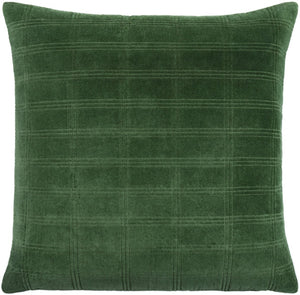 Surya Digby Woven Cotton Throw Pillow Artisan Textured Square Accent for Sofa or Bed DIG017-2020