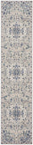 Nourison Passion PSN22 Machine Made Power-loomed Narrow Border Indoor Only Transitional Bohemian Rug Grey Beige, Grey Beige 100% Polypropylene 99446018878