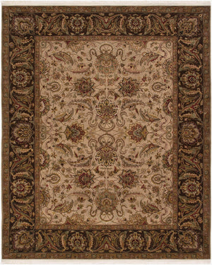 Surya Dinar Handmade 2' X 3' Medium-pile Rug - Elegant Indian Design For Timeless Home Décor & Warmth Cream Wool Din1591-69