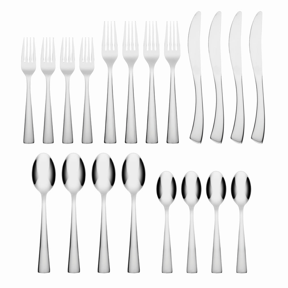 Lenox Cambridge Aladin Mirror 20-Piece Flatware Set NO COLOR METAL 324120CSLG12