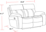 Parker Living Theon - Stokes Toffee Reclining Loveseat Stokes Toffee MTHE#822-STOF Parker House